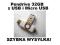 PENDRIVE Twister 32GB biały z USB i MICRO USB HIT!