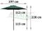 PARASOL OGRODOWY TRZY KOLORY KATOWICE HD-030