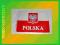 FLAGA KIBICA POLSKI WYMIARY 91x62cm