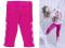 Nk Kids getry LEGGINSY różowe TIUL 134 T514 WIOSNA