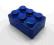 A1597 Ceramiczna skarbonka klocek niebieski