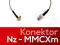 KONEKTOR ANTENOWY WTYK Nz - MMCX H155