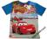 CARS DISNEY t-shirt bluzka niebieska 116