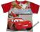 CARS DISNEY t-shirt bluzka czerwona 116