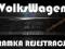 Ramka pod tablice rejestracyjną 3D VW VolksWagen
