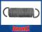Sprężyna naciągowa zaczepu przyczepy HL