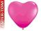 Balony SERCA różowe 15 cm, 100 szt na ślub wesele