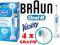 SZCZOTECZKA BRAUN ORAL-B 3D WHITE + 4 KOŃCÓWKI HIT