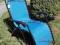 Leżak fotel ogrodowy regulowany Relax Niebieski