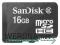 MicroSDHC SanDisk 16GB Card Class4