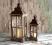 LATARNIA Hage DREWNIANY LAMPION LAMPA SHABBY 60cm