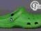 KLAPKI CROCS BEACH LIME r. 38 - 40 41 - 43 I INNE