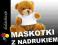 Maskotka, maskotki miś z nadrukiem, foto miś VAT