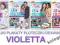 Violetta za kulisami naklejki 4 plakaty QUIZY s1+2