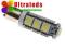 Żarówka LED Ba9s T4W 13 SMD 5050 biała 3 chip