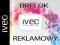 100 x BRELOK AKRYLOWY breloki reklamowe PB CMYK