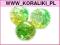 koraliki crackle kule zielone 6 mm - 12 sztuk qe