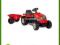 SMOBY Traktor Czerwony z przyczepą