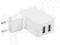Ładowarka adapter napięcia 220V-&gt;USB X2 2.1A