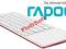 RAPOO KLAWIATURA BT TouchPad E6700 Smart TV RED