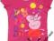 Świnka Peppa  nowa bluzka t-shirt różowy  92