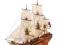 Żaglowiec HMS Bounty 1783 Drewniany Model Statku