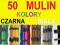 MIX 50 MULIN BIAŁA CZARNA KOLORY muliny mulina
