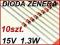 Dioda Zenera 15V 1.3W DO-41 ZPY15 [10szt] #M5j