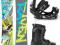 Nowy Zestaw Snowboard Raven Risky 152cm 2015