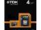 TDK SECURE DIGITAL MICRO SDHC 4GB CLASS4 +adap