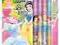 Ołówki Disney Princesses 4 szt + temperówka 060205