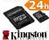 KINGSTON Karta MicroSD 16GB + Adapter CLASS 10