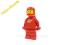 LEGO FIGURKA CZERWONY CLASSIC RED SPACE