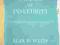 THE WISDOM OF INSECURITY Alan Watts KURIER 9zł