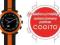Zegarek COGITO CLASSIC NYLON pomarańcz iOS Android