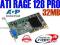 KARTA ATI Rage 128 PRO 32MB D-SUB AGP = FVA GWR_24