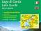 JEZIORO GARDA, MONTE BALDO MAPA LAMINOWANA 102