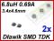 Dławik SMD 6.8uH 0.69A TDK 3.4x4.6mm [2szt.] #B059
