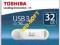 TOSHIBA PenDrive Suzaku 32GB USB 3.0 BIAŁY - NOWY