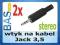 Wtyk na kabel Jack 3,5mm _ stereo _ 2 szt