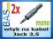 Wtyk na kabel Jack 3,5mm _ mono _ metal _ 2 szt