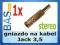 Gniazdo na kabel Jack 3,5mm _ stereo _ metal