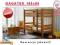 Łóżka łóżko piętrowe z drew GAGATEK 160x80 +GRATIS
