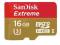 Extreme microSDHC 16GB 60MB/s UHS-I Class 10