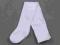 Rajstopy białe gładkie bawełna YO - r.80-86