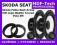 GŁOŚNIKI GRUNCH SKODA FABIA 2 2008- PRZÓD TYŁ MDF