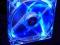 Wentylator Zephyr 120x120x25mm LED BLUE- Cichy 13