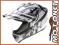 KASK LS2 CROSS MX433 STRIPE WHITE BLACK SZYBKA XXL