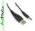 adapter DC 2.1/5.5 wtyk - USB A wtyk kabel 30 cm