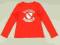 NOWA Koszulka Tommy Hilfiger czerwona z USA 6-7lat
